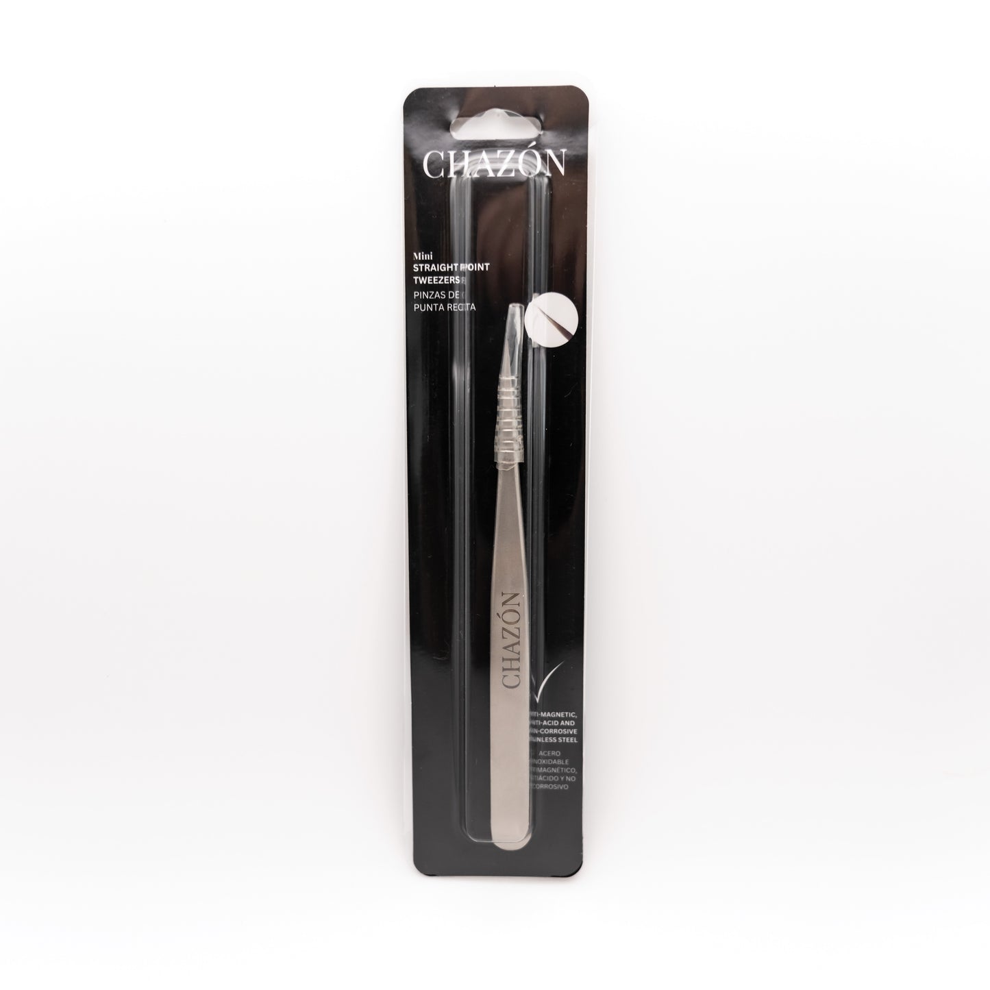 Mini Chazón Tweezers – Viral Stainless Steel Tool for Eyebrows, Chin, Mustache & Facial Hair